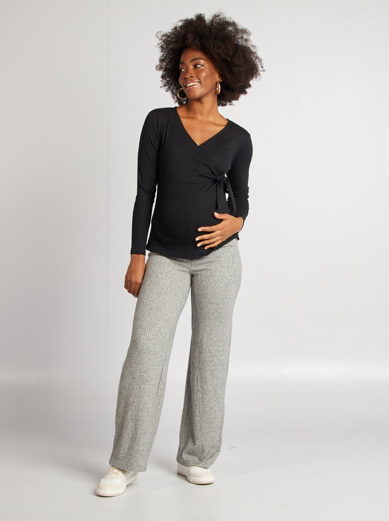Trendyol Camicetta in Maglia con Scollo A V Standard da Donna Giovane