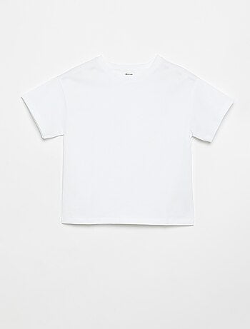 T-shirt in Tough Cotton a maniche corte
