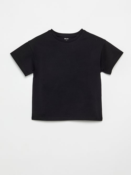 T-shirt in Tough Cotton a maniche corte - Kiabi