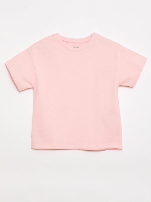 T-shirt in Tough Cotton a maniche corte - Kiabi