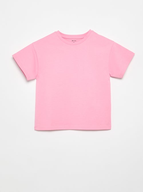 T-shirt in Tough Cotton a maniche corte - Kiabi