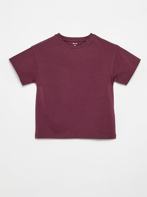 T-shirt in Tough Cotton a maniche corte - Kiabi