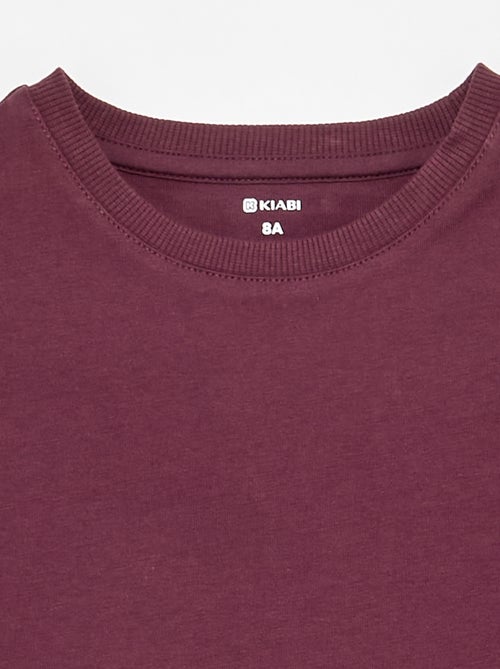 T-shirt in Tough Cotton a maniche corte - Kiabi