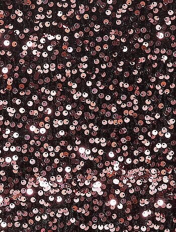 T-shirt in velluto con paillettes