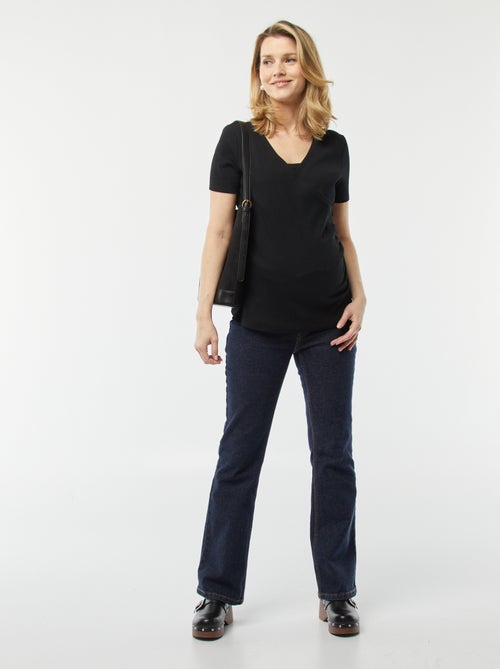 T-shirt incrociata per allattamento - Kiabi