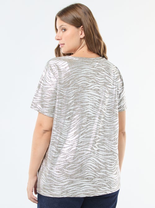 T-shirt iridescente 'Only Carmakoma' - Kiabi