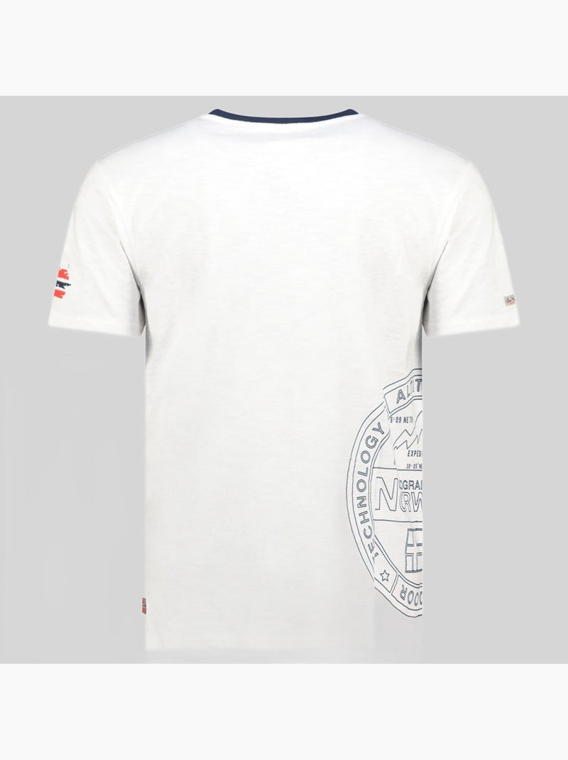 T-shirt j-flag – geographical norway Bianco sporco - Kiabi