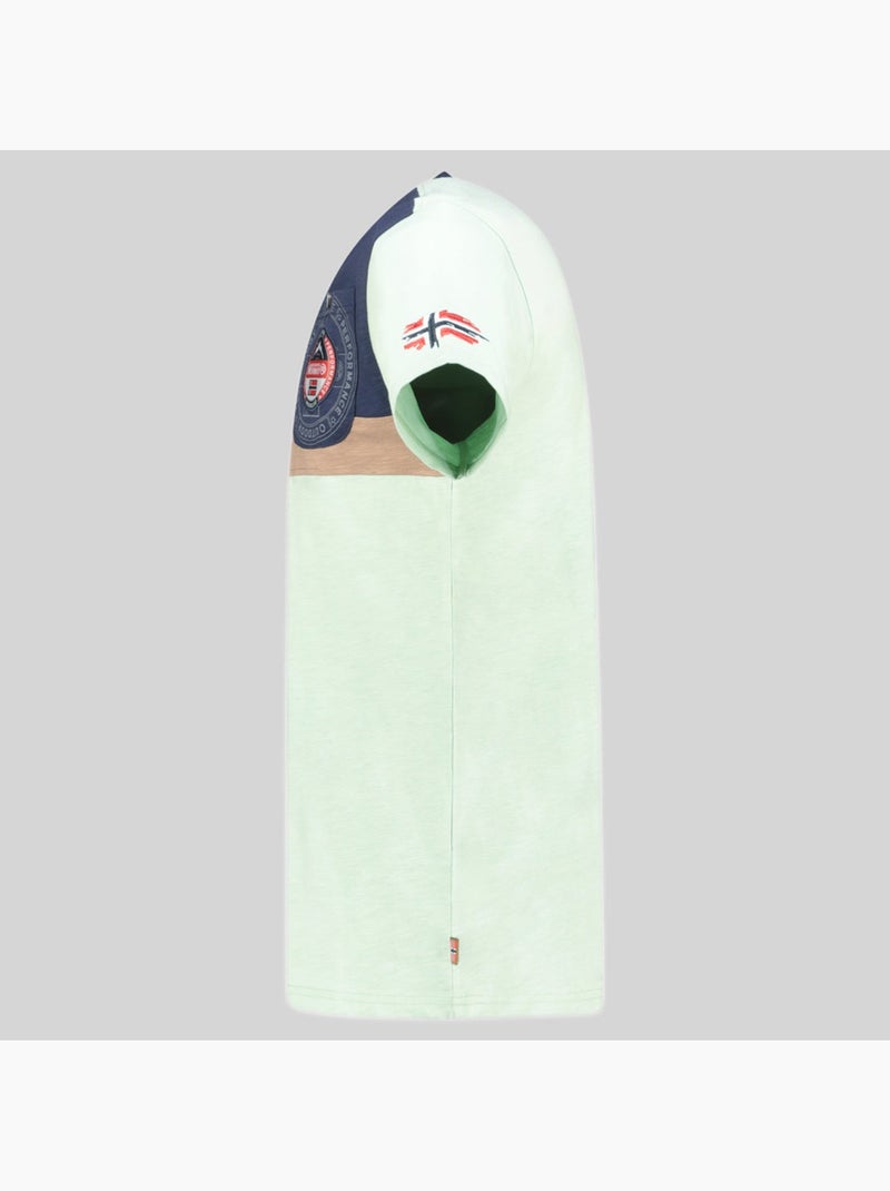 T-shirt j-flag – geographical norway Verde pastello - Kiabi
