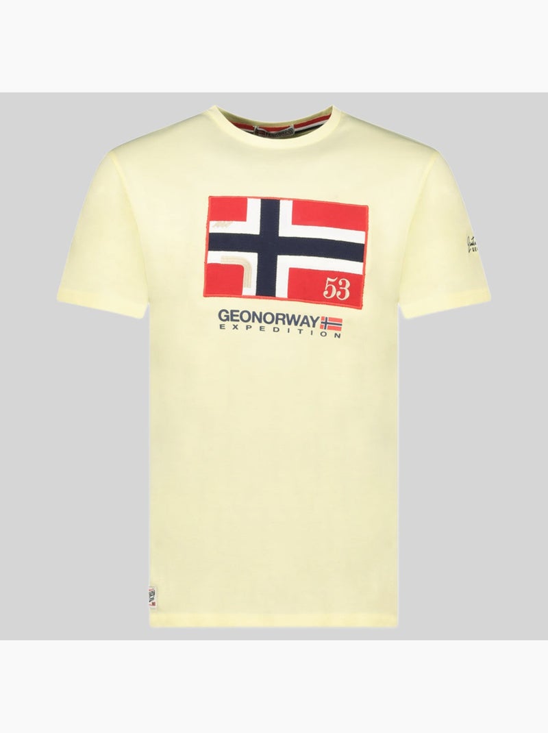 T-shirt j-newflag – geographical norway Giallo - Kiabi