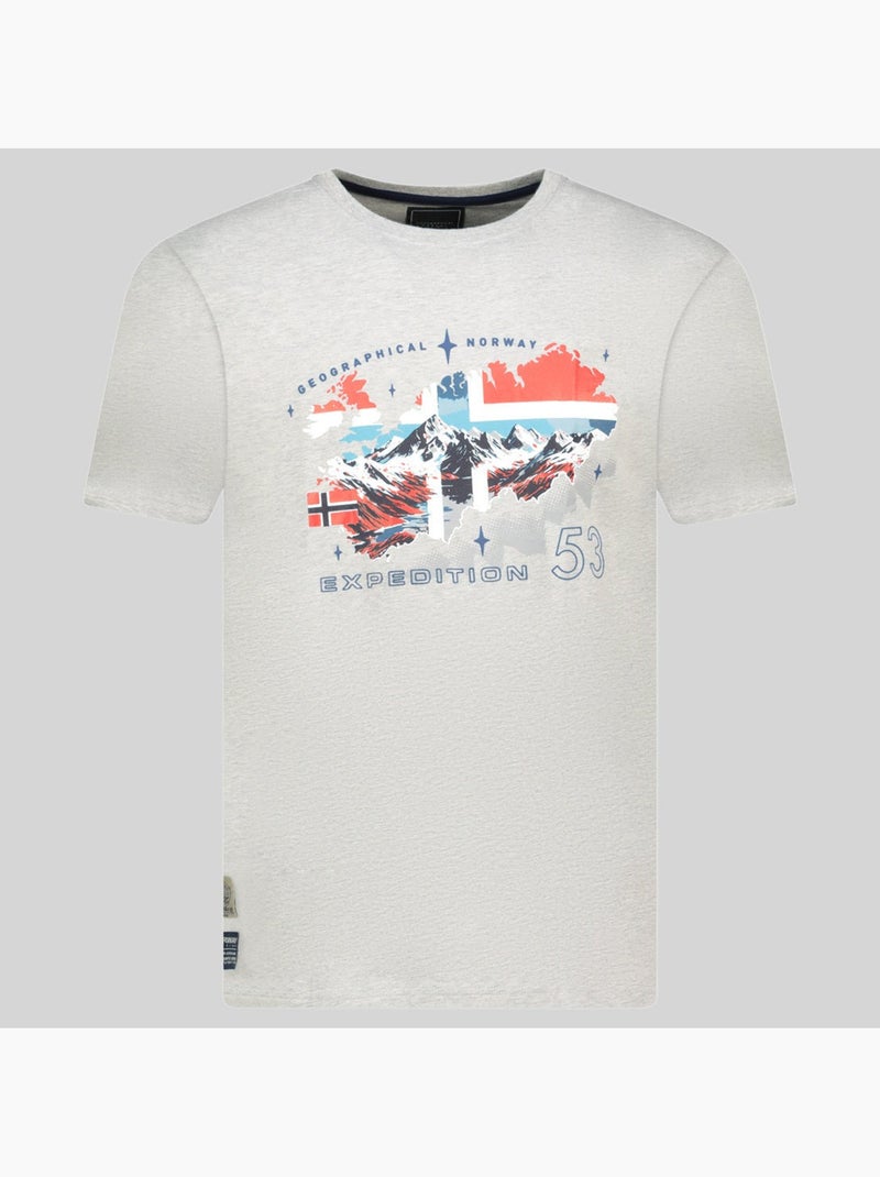 T-shirt j-stone – geographical norway Grigio chiaro - Kiabi