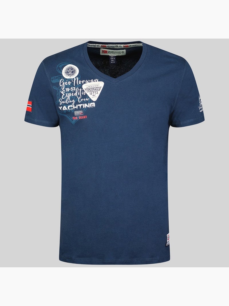 T-shirt jademora – geographical norway Blu marino - Kiabi