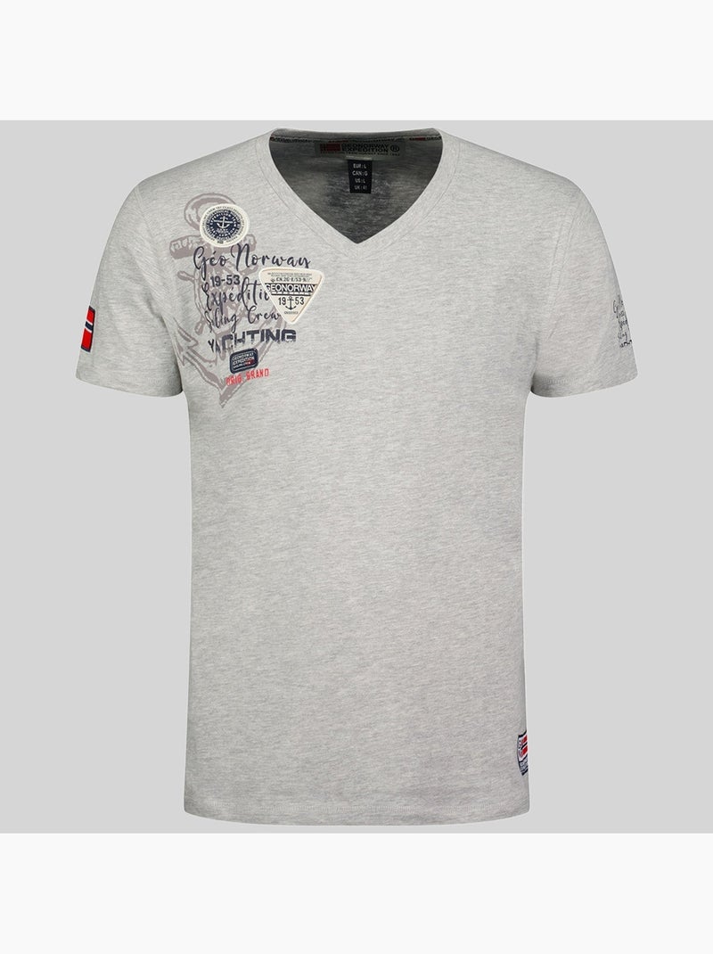 T-shirt jademora – geographical norway Grigio chiaro - Kiabi