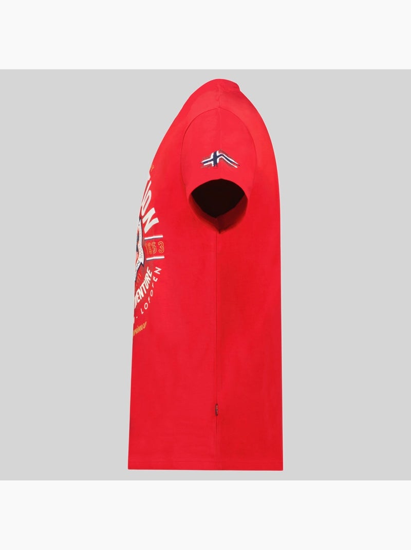 T-shirt jaldemar – geographical norway Rosso - Kiabi