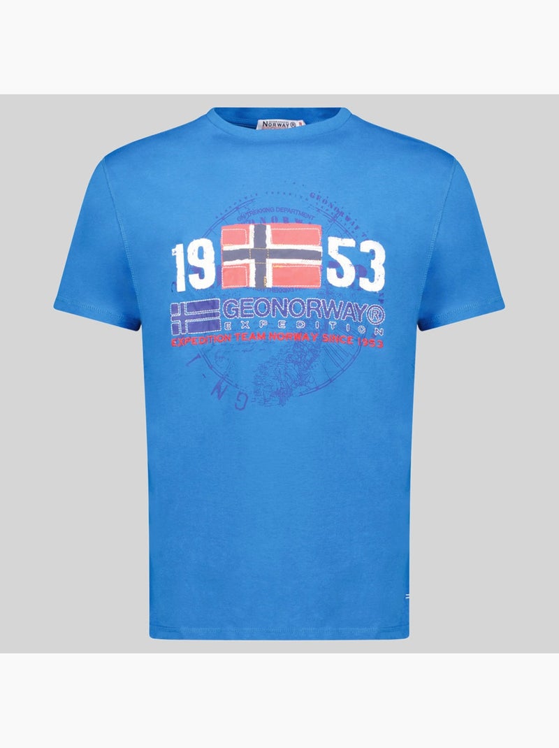 T-shirt japigal – geographical norway Blu reale - Kiabi