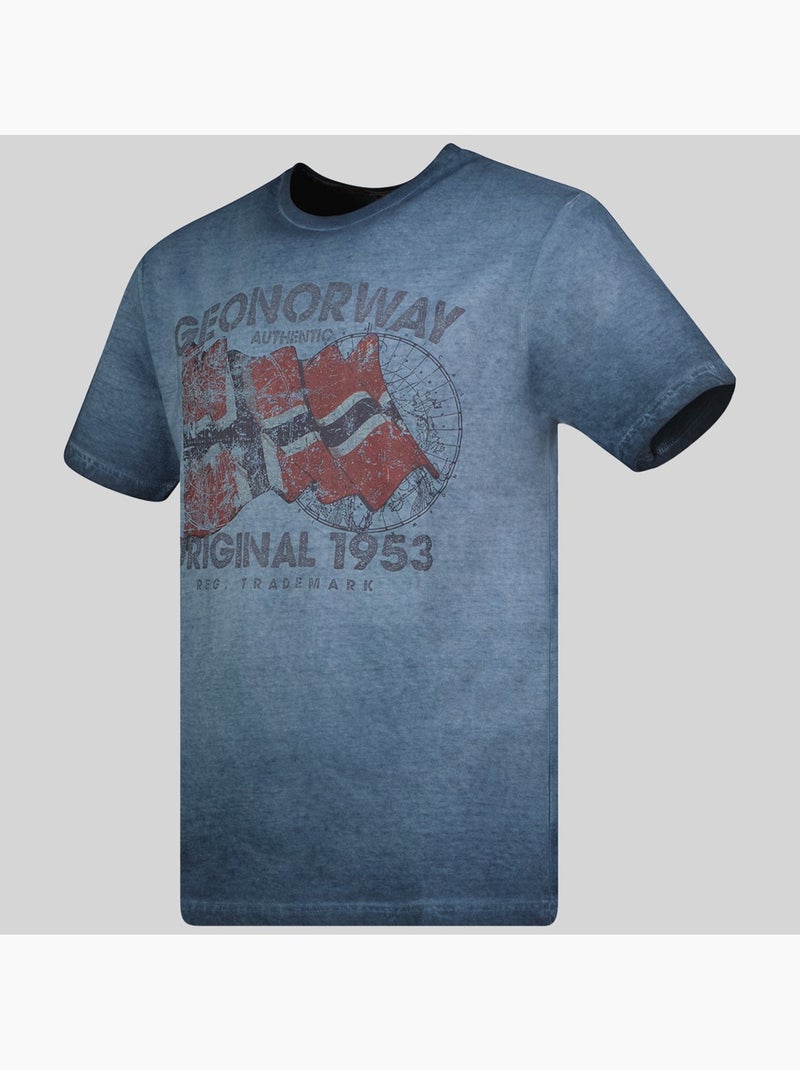 T-shirt japoral – geographical norway Blu marino - Kiabi