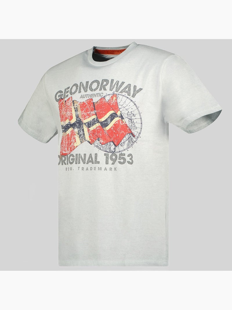 T-shirt japoral – geographical norway Cachi - Kiabi