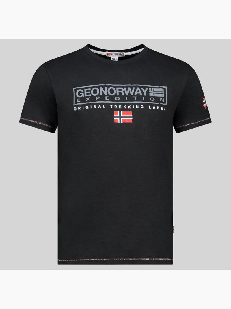 T-shirt jasic – geographical norway Nero - Kiabi