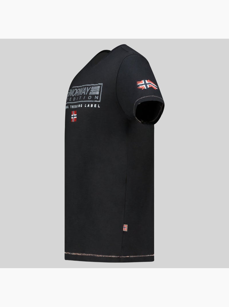 T-shirt jasic – geographical norway Nero - Kiabi