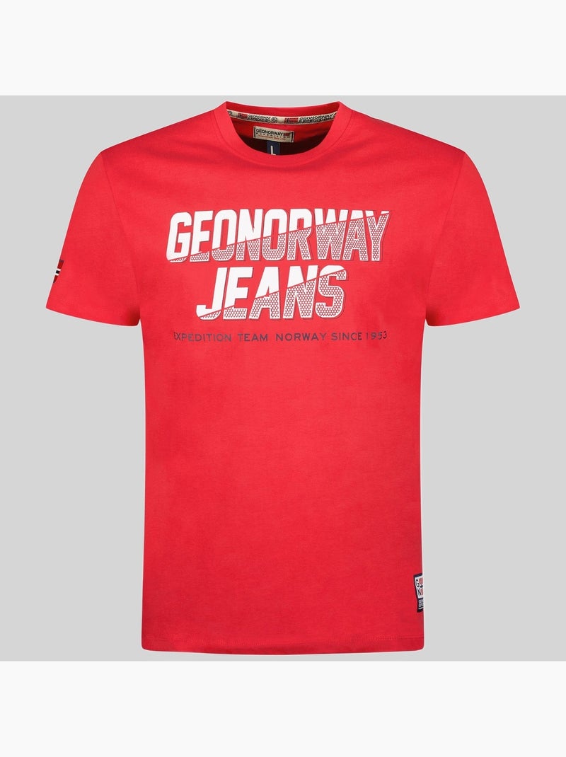T-shirt jasper – geographical norway Rosso - Kiabi