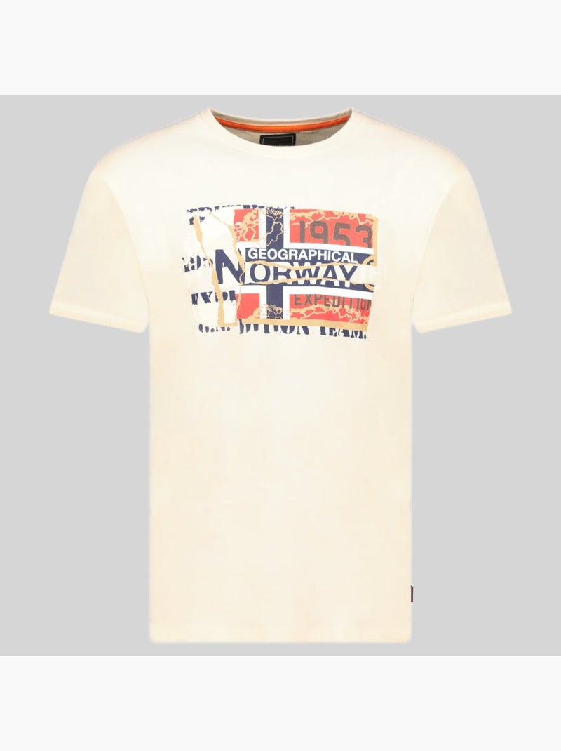 T-shirt jaytorn – geographical norway Crema - Kiabi
