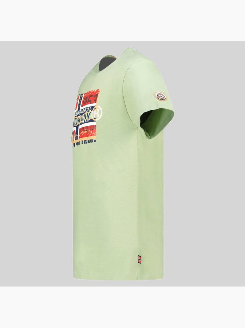 T-shirt jaytorn – geographical norway Verde pistacchio - Kiabi