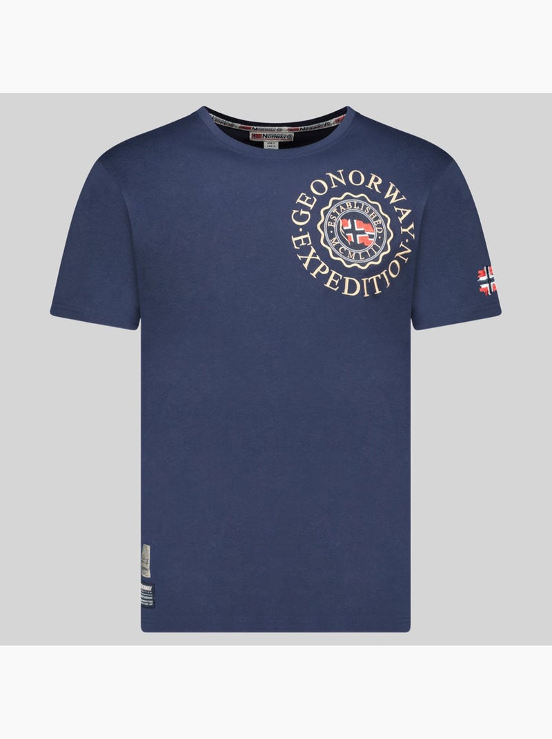 T-shirt jeganto – geographical norway Blu marino - Kiabi