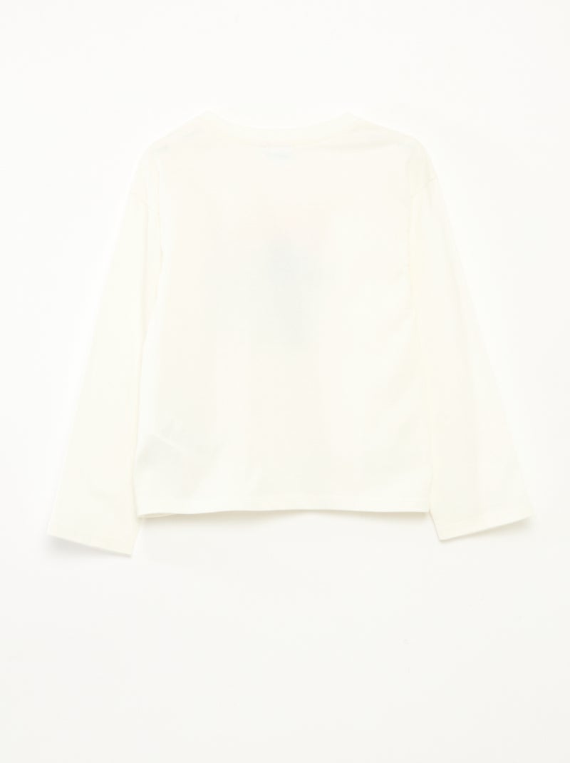 T-shirt jersey halloween 'Disney' 'Stitch' Bianco - Kiabi