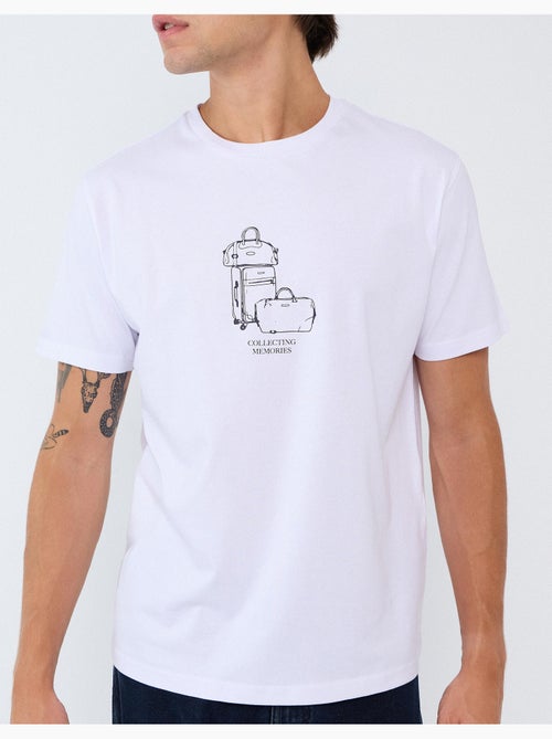 T-shirt jersey stampata, mo fashion - Kiabi