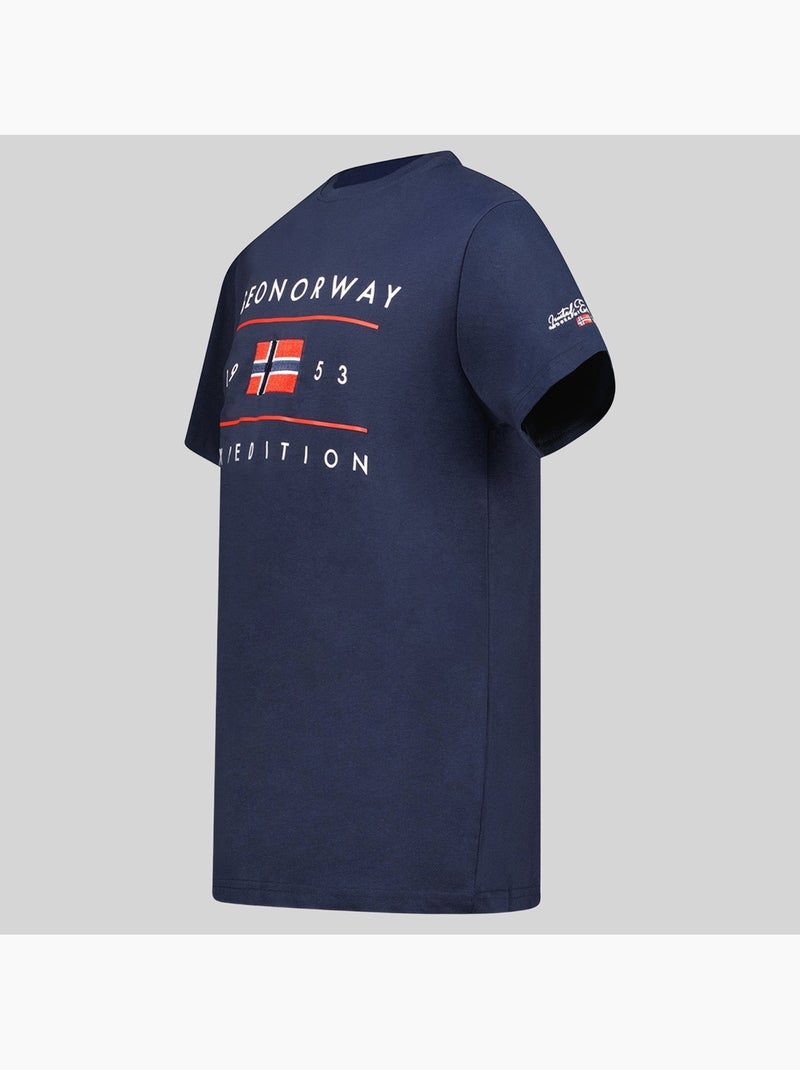 T-shirt jezolo – geographical norway Blu marino - Kiabi