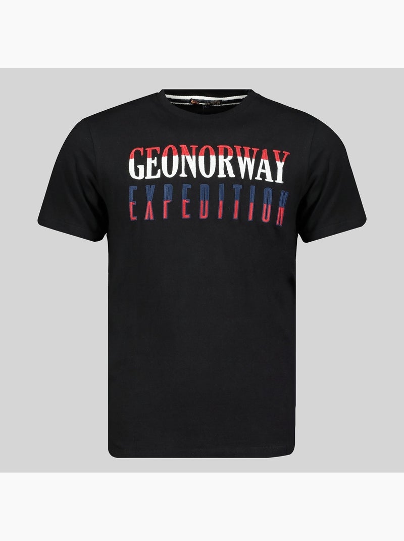 T-shirt jhazen – geographical norway Nero - Kiabi