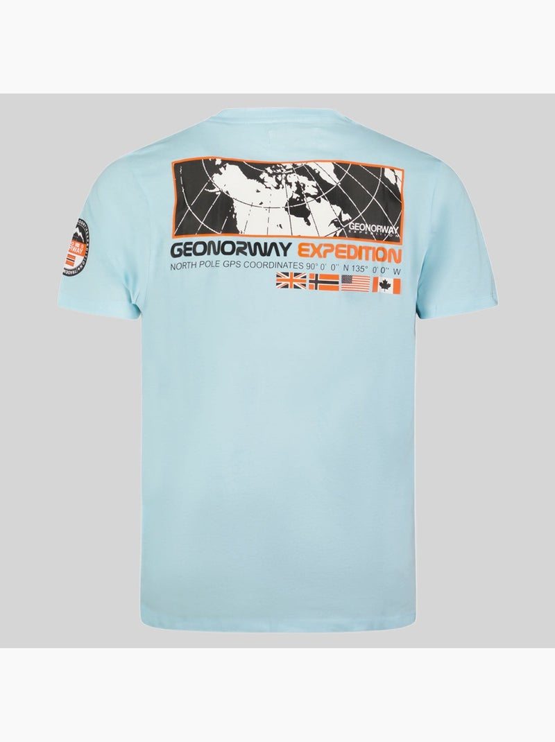 T-shirt jholme – geographical norway Blu cielo - Kiabi