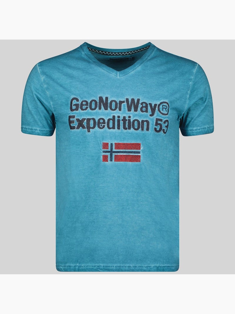 T-shirt jimdo – geographical norway Blu - Kiabi