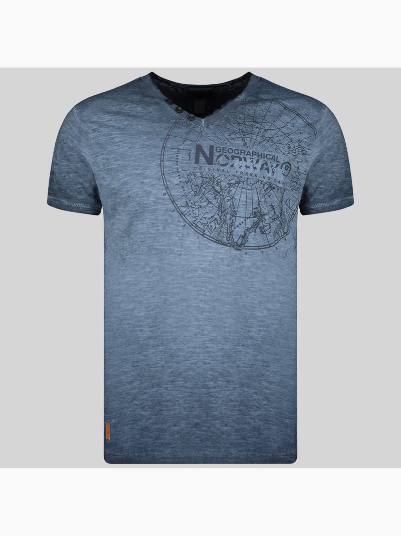T-shirt jimperable – geographical norway Blu marino - Kiabi