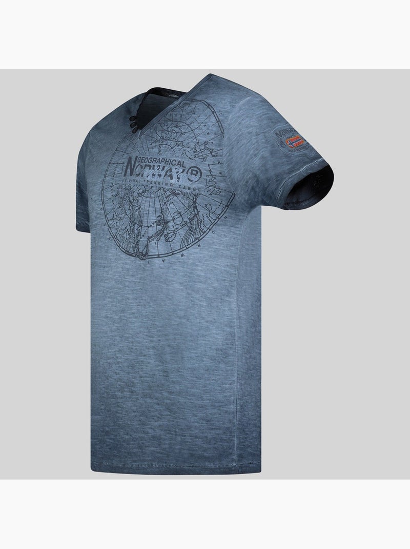 T-shirt jimperable – geographical norway Blu marino - Kiabi