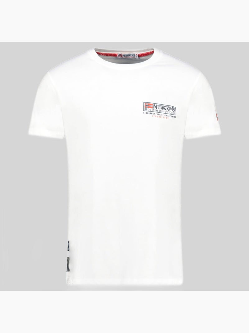 T-shirt joffroy – geographical norway Bianco - Kiabi