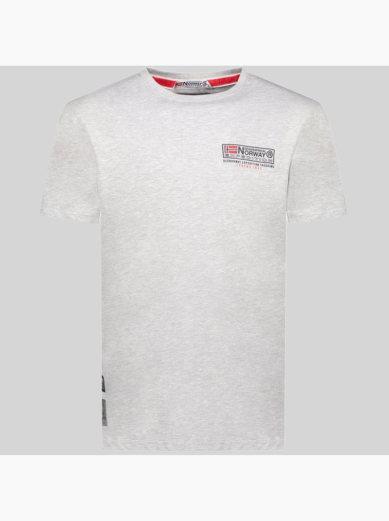 T-shirt joffroy – geographical norway Grigio chiaro - Kiabi