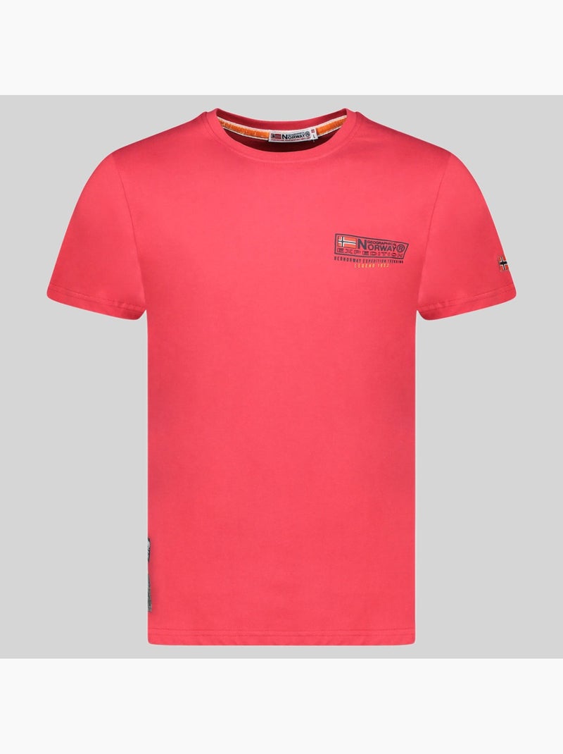 T-shirt joffroy – geographical norway Rosso - Kiabi