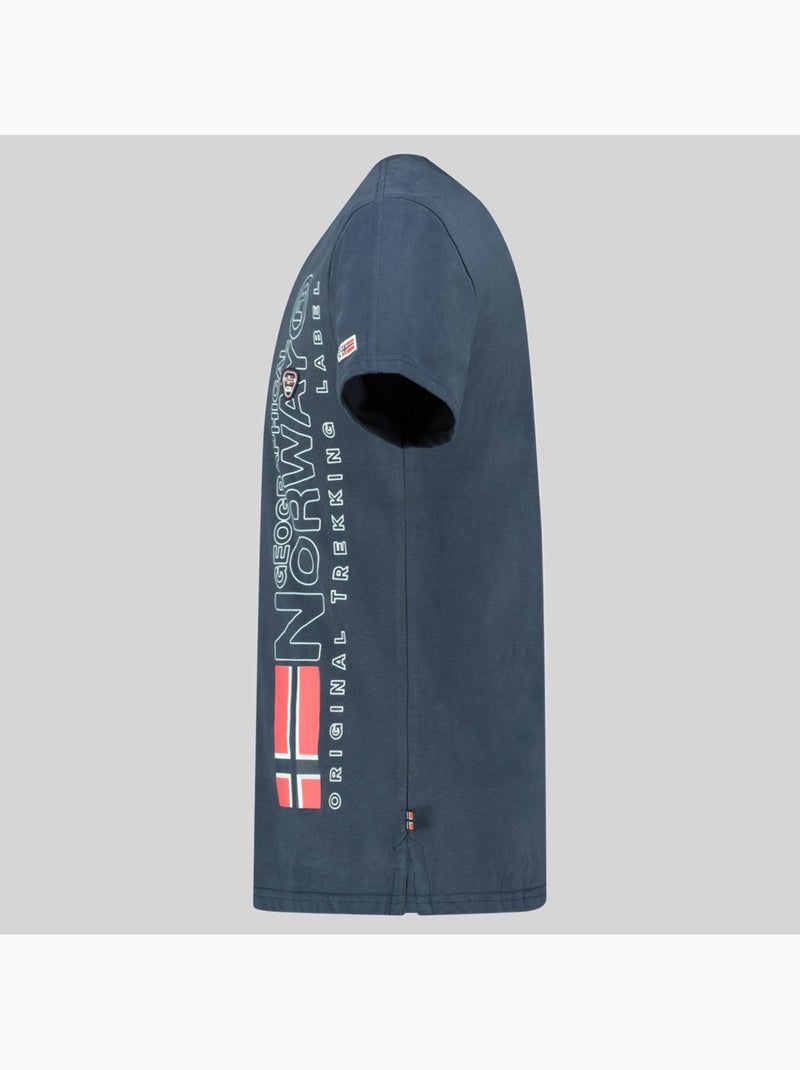 T-shirt jogo – geographical norway Blu marino - Kiabi