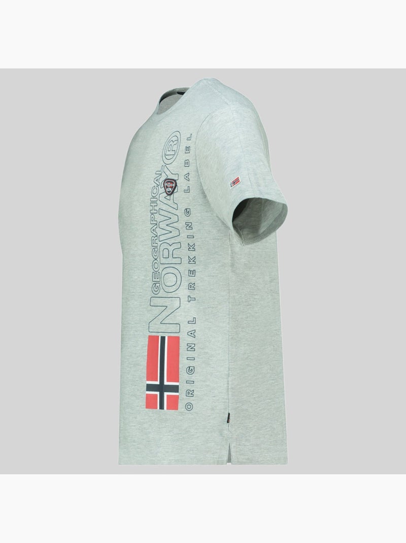 T-shirt jogo – geographical norway Grigio chiaro - Kiabi