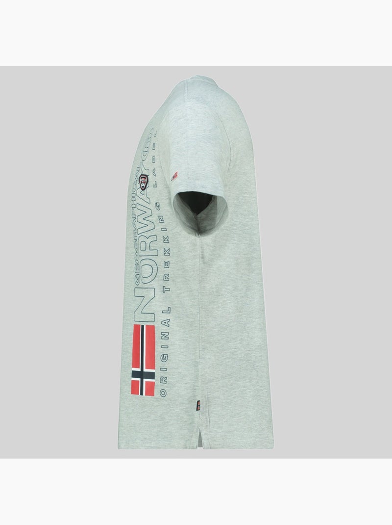 T-shirt jogo – geographical norway Grigio chiaro - Kiabi