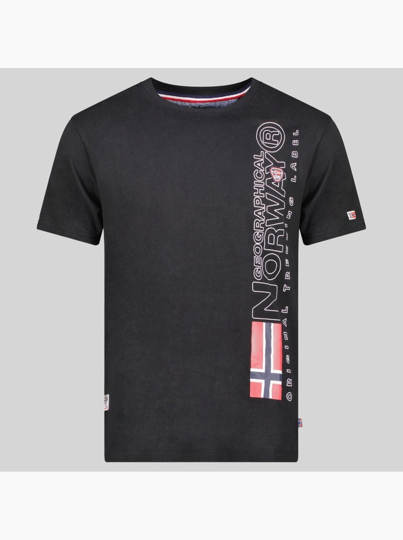 T-shirt jogo – geographical norway Nero - Kiabi