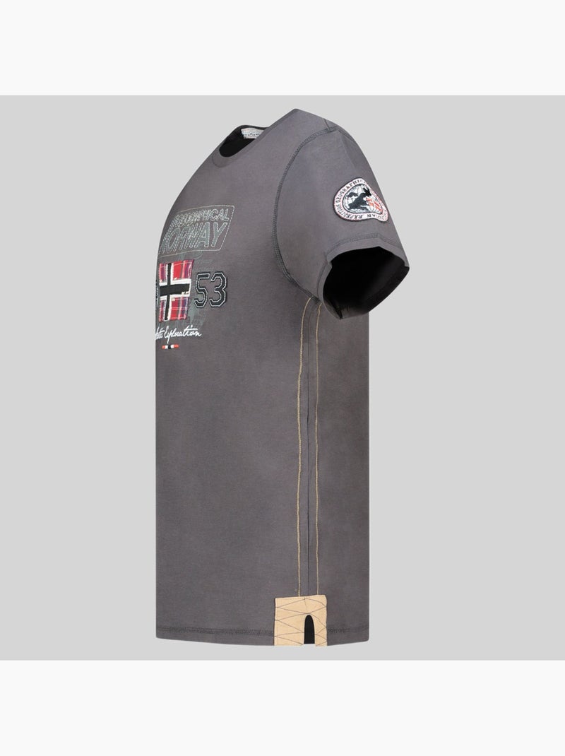 T-shirt jolympia – geographical norway Grigio scuro - Kiabi