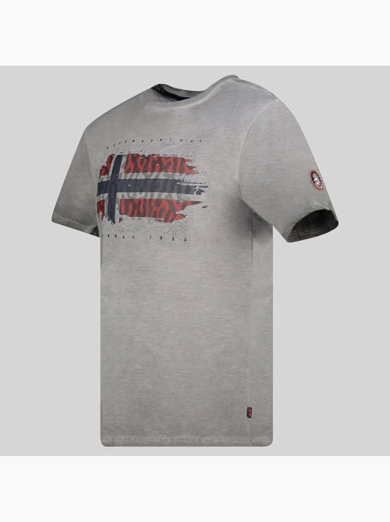 T-shirt jopograph – geographical norway Grigio chiaro - Kiabi