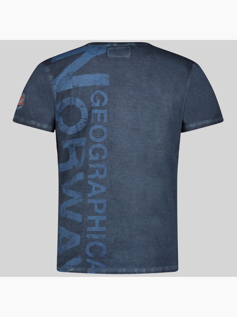 T-shirt jotz – geographical norway Blu marino - Kiabi
