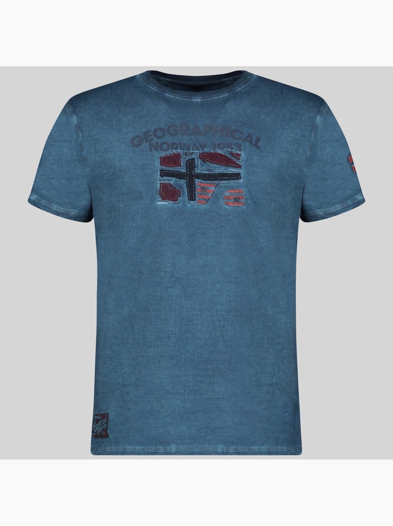 T-shirt jotz – geographical norway Blu - Kiabi