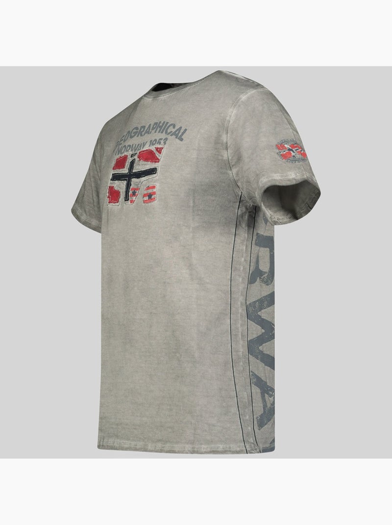 T-shirt jotz – geographical norway Grigio chiaro - Kiabi