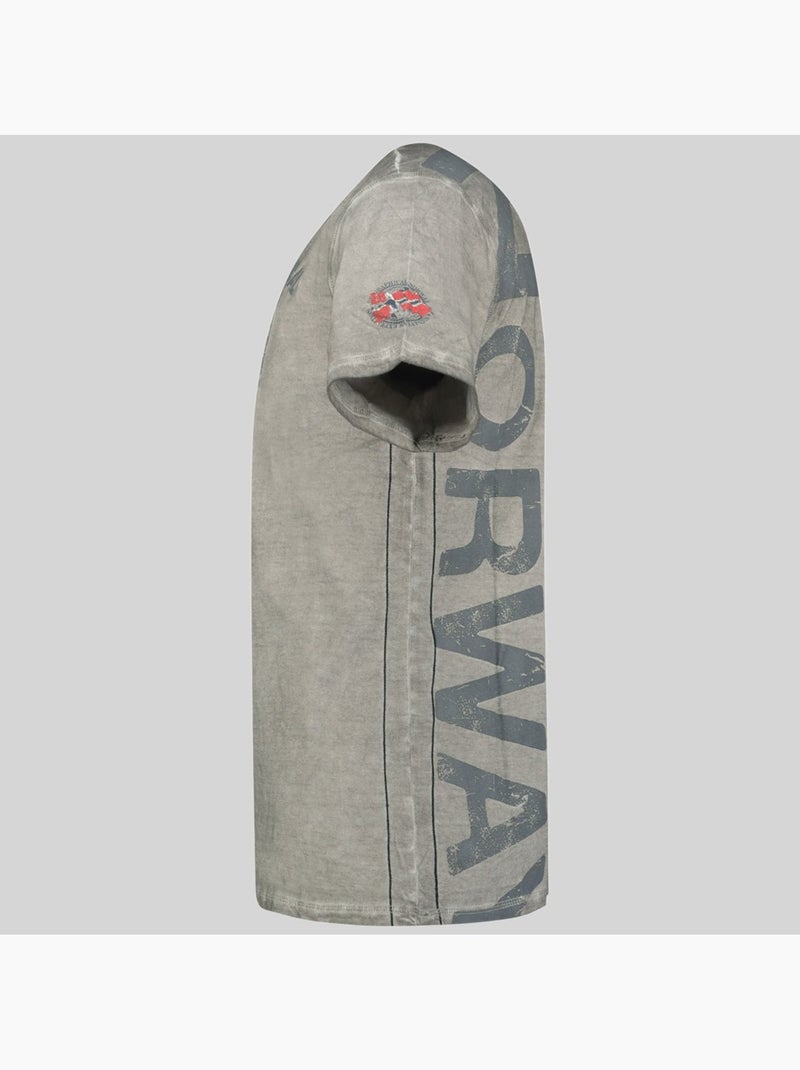 T-shirt jotz – geographical norway Grigio chiaro - Kiabi