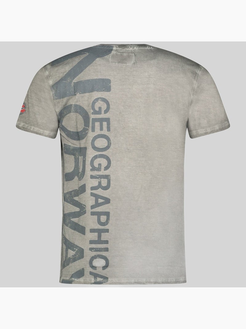 T-shirt jotz – geographical norway Grigio chiaro - Kiabi