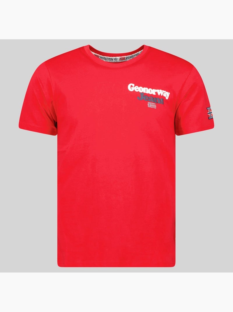 T-shirt joupper – geographical norway Rosso - Kiabi