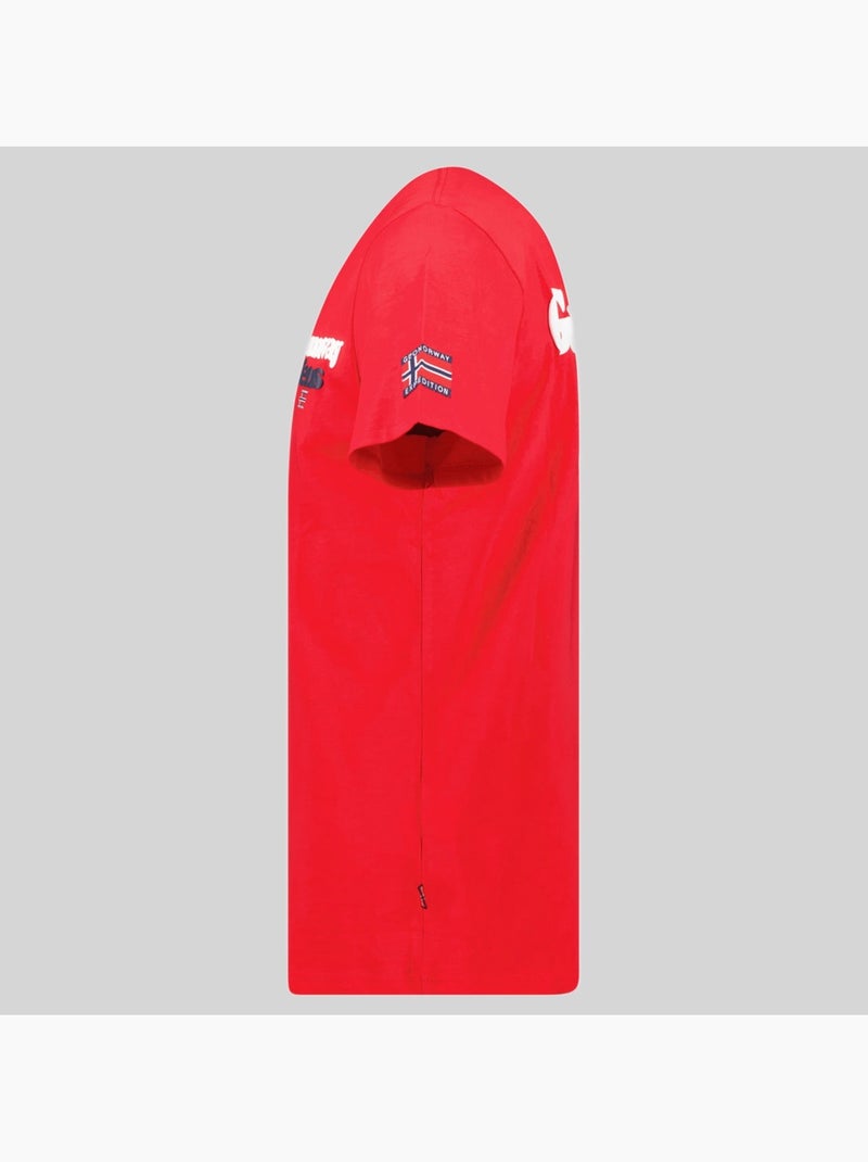 T-shirt joupper – geographical norway Rosso - Kiabi